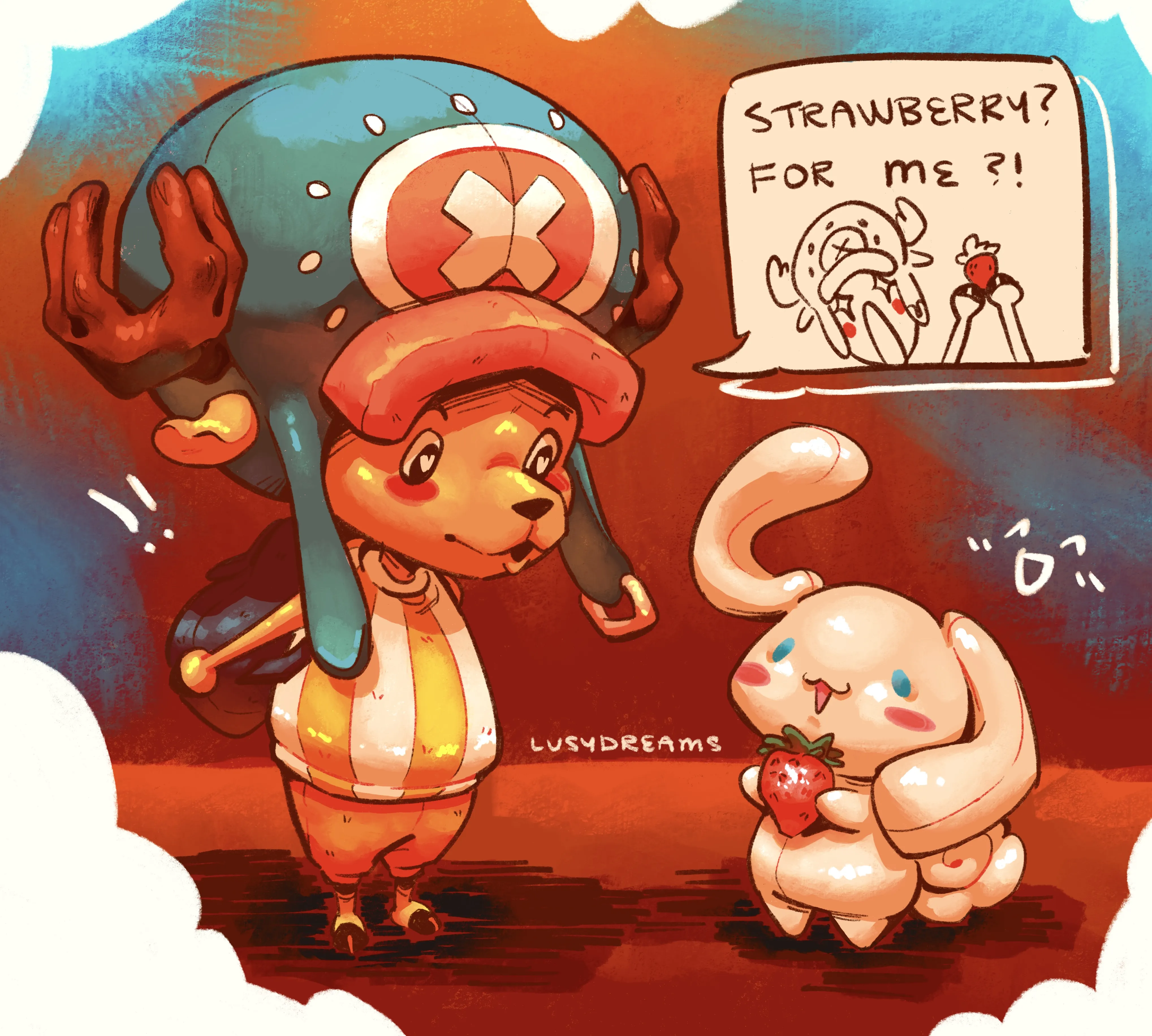 chopper & cinnamoroll !!