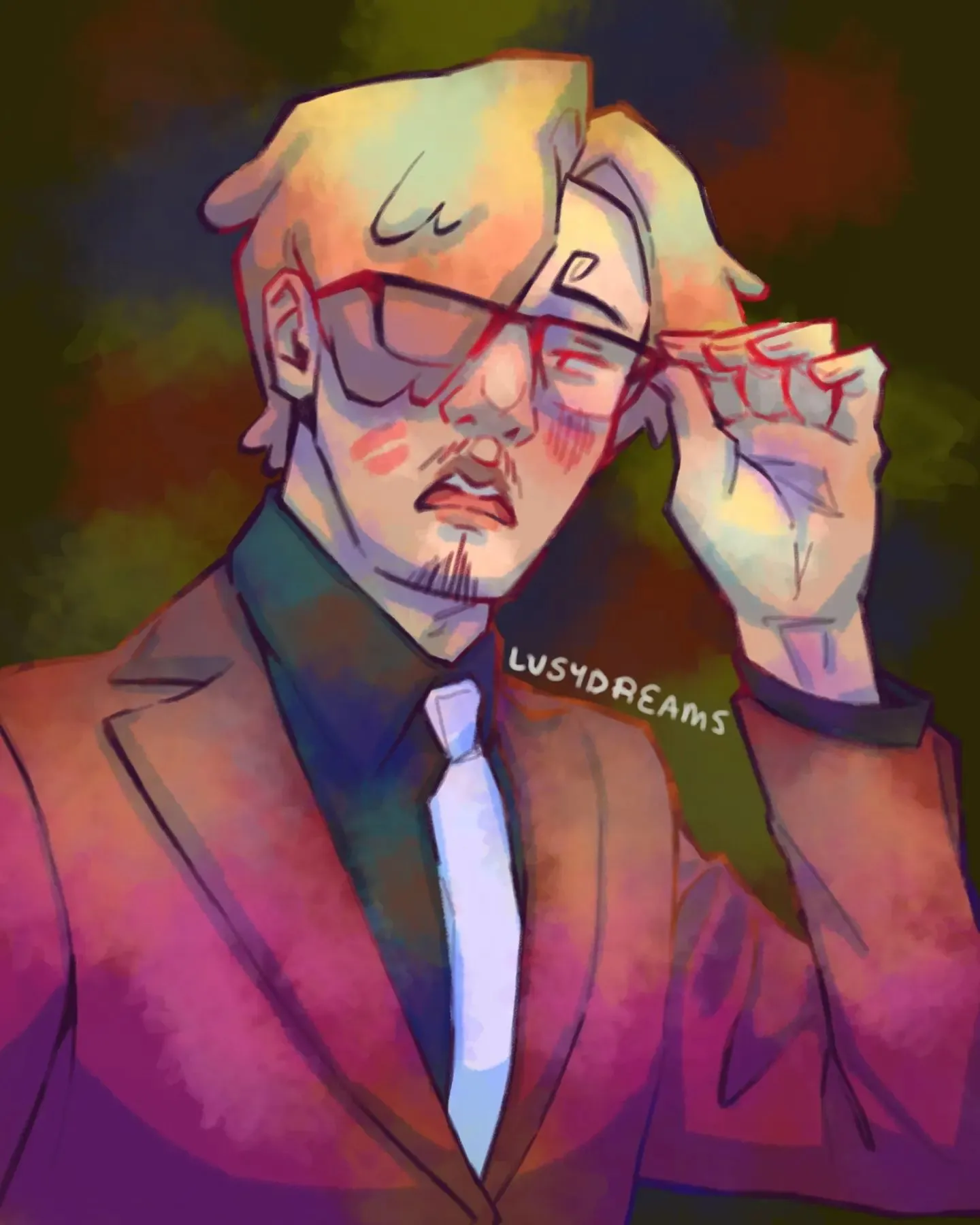 nerd emoji sanji